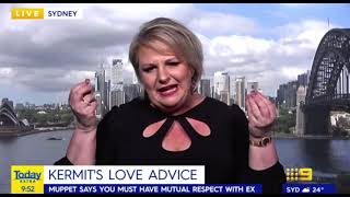 Relationship advice from a frog? Melissa’s segment on Today Extra about working with an ex.