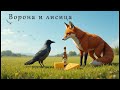 Ворона и лисица. Продолжение истории, о котором мало кто знает. Песня - басня.