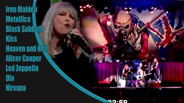Thumbnail of Iron Maiden, Metallica, Black Sabbath, Pat Benatar,  Kiss, Heaven&Hell, Alice Cooper, Iron Maiden