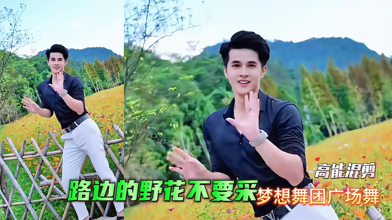 帅哥广场舞 小浪 九尾 明一凡 小贤《路边的野花不要采》纪伟版 高音质版 梦想舞团 #flex #fitness #广场舞dou起来 Youth team dancing 特效混剪