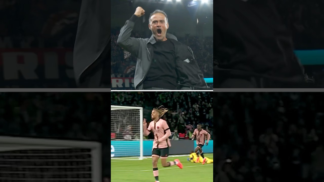 Luis Enrique loves this goal ⚽️🤩