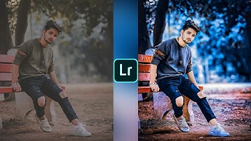 Lightroom blue and orange colour effect photo editing tutorial | Lightroom background colour change