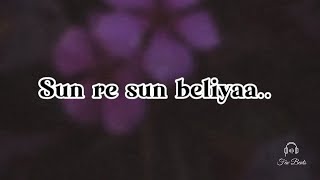 Sun re sun beliya | Cover by dikshant | Loop Song | Matargashti Unplugged | Lyrical Video