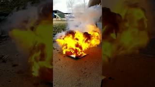 How DNP WORKS IN THE HUMAN BODY.  4,000MG of DNP set on fire!