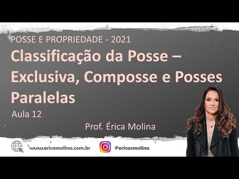 Vídeo: Quem é posse exclusiva?