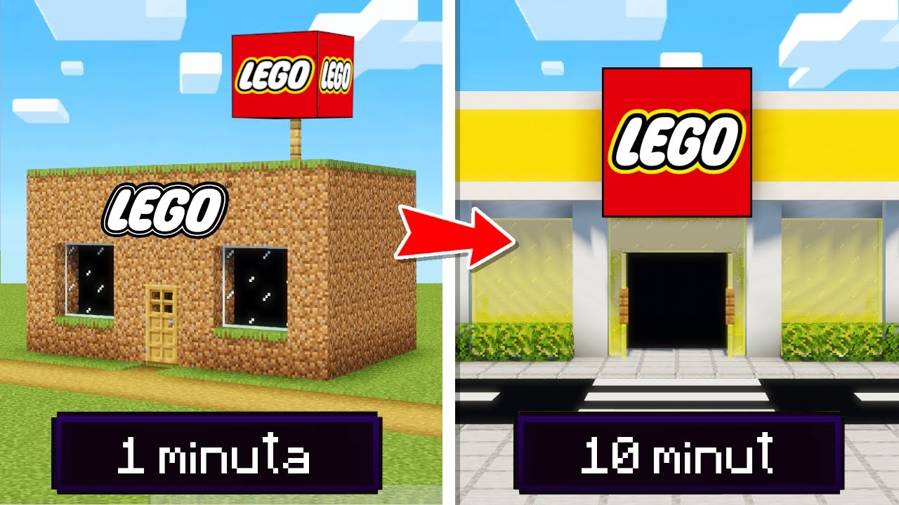 Poprosiłem 10 LOSOWYCH OSÓB aby zbudowali SKLEP Z ZABAWKAMI  w MINECRAFT!