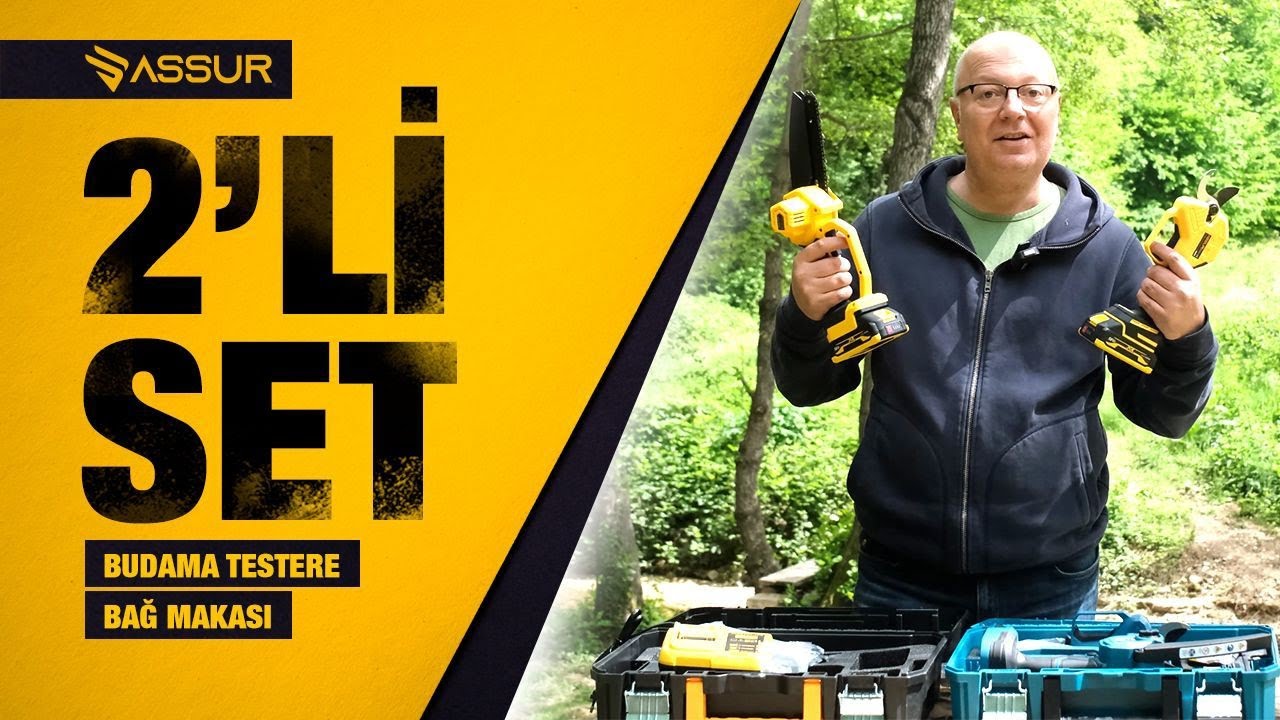ASSUR 2'Lİ MAKİNE SETİ - HERŞEYİ KESEN OTOMATİK MAKAS - YouTube