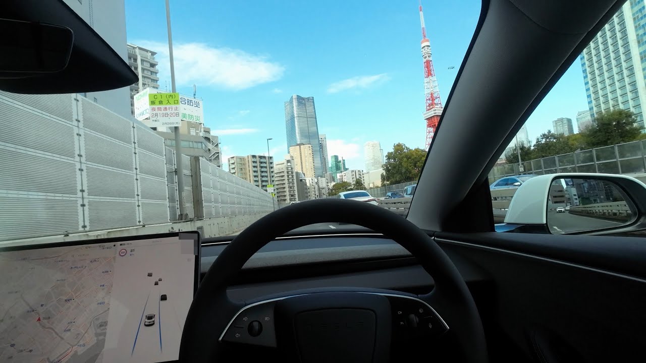 New Tesla Model 3 Highland Test Drive POV 2024 in Tokyo - YouTube