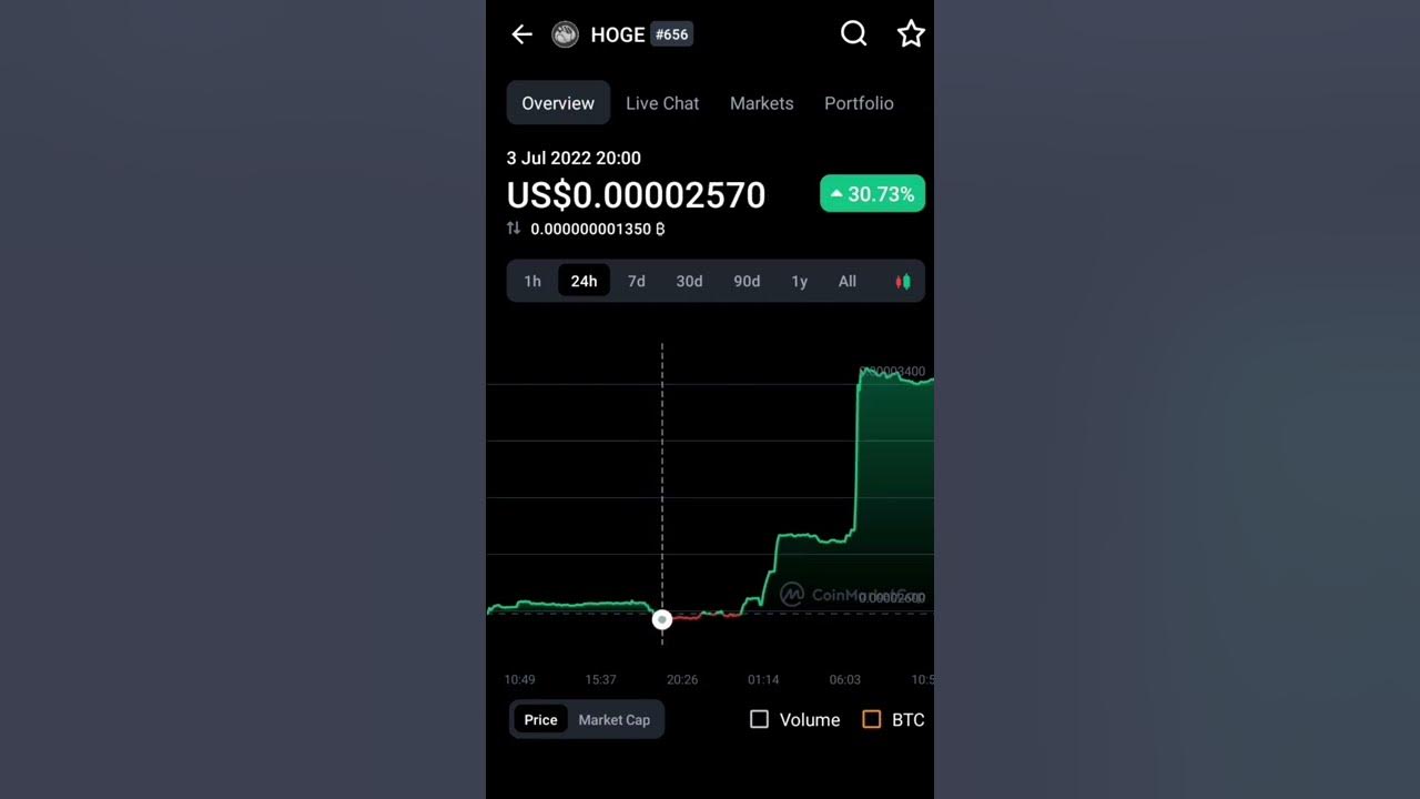 hoge price crypto