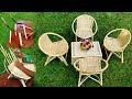 How to Make a Chair Set Using Cane/ DIY Ideas/ Amazing Weaving Techniques