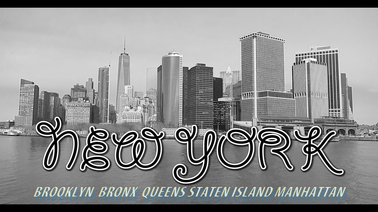 New York City black and white // Full HD 2016