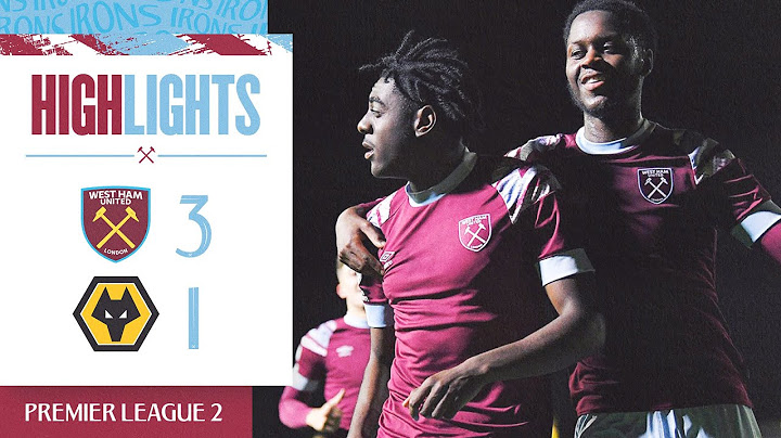 West Ham 3-1 Wolves | Young Hammers Pick Up First Win Of The Season | Premier League 2 Highlights