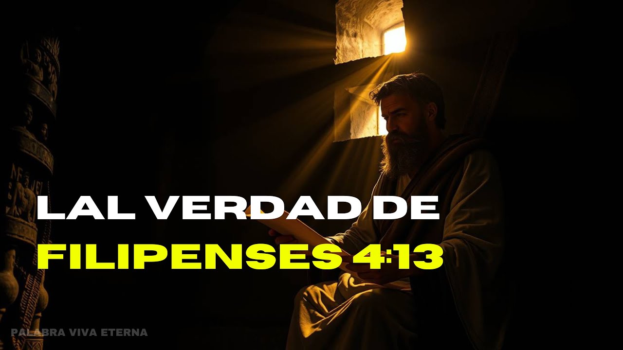 TODO LO PUEDO EN CRISTO QUE ME FORTALECE 🙏 EL VERDADERO SIGNIFICADO DE FILIPENSES 4:13