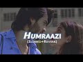 Humraazi  slowed and reverb lofi remix  ruposh ost song  haroon kadwani  kinza  sherry lofi