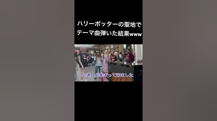 ロンドンのキングスクロスでハリーポッターのメインテーマ弾いたらとんでもない事にwwwww