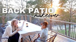 Our New Home Back Patio Makeover 🎉 Home Tour