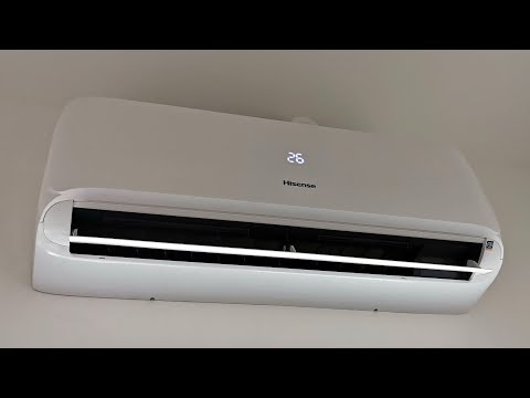HISENSE Eco Smart CD50XS1C Air Conditioner - how to install, connect to WiFi and open internal unit