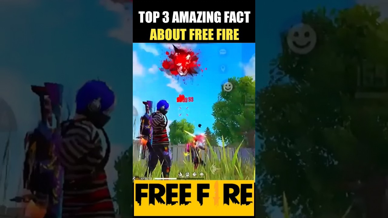 Top 3 amazing facts about free fire 