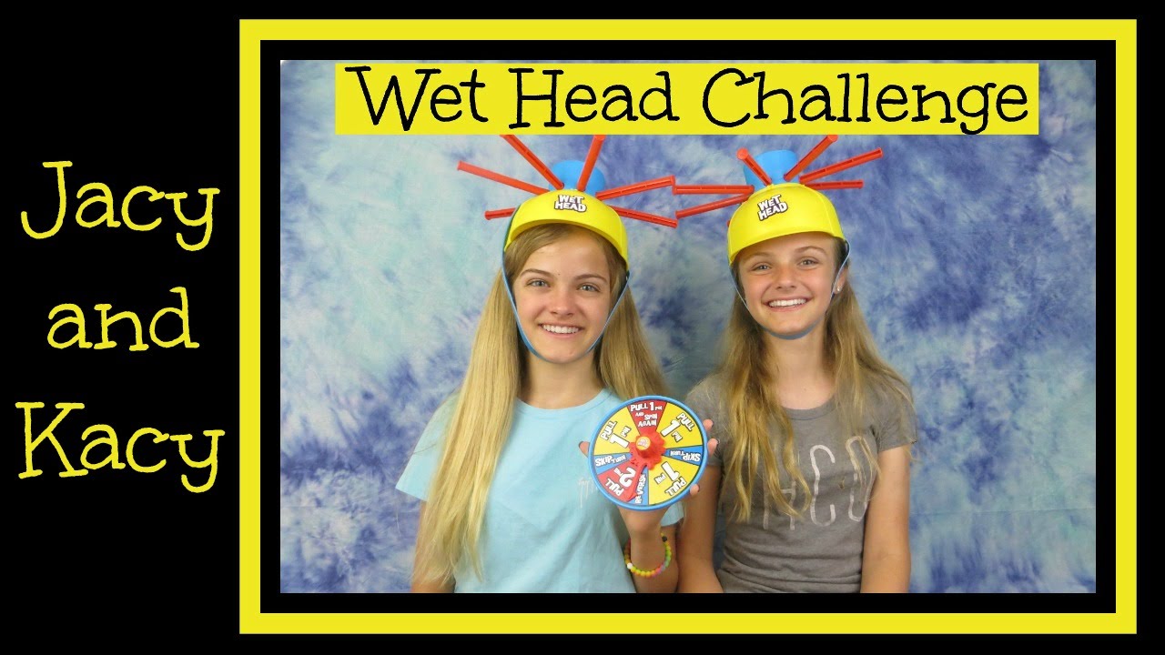 Wet Head Game Water Roulette Challenge Jacy and Kacy YouTube
