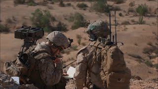 Marine TACP's Control Fires at OP Sunkist