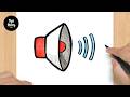 #956 How to Draw a Speaker Icon - Easy Drawing Tutorial