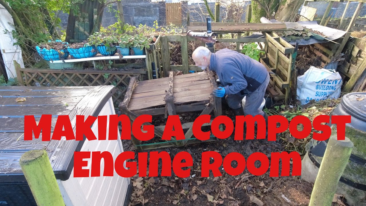 Compost Engine First Frost | Making a Compost Engine room | Allotments For Fun and ...