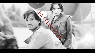 “Meet me on the battlefield…” (Cassian/Jyn – Rogue One)