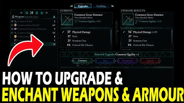 How to Upgrade & Enchant Weapons & Armour in Avowed