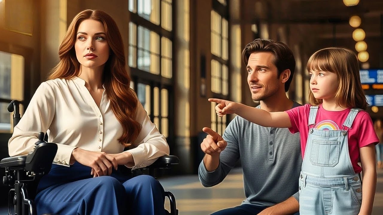 CEO abandona a su hija con discapacidad en el aeropuerto—hasta que un papá pregunta por su familia