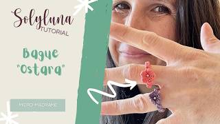 TUTO DIY bague fleur Ostara en micro-macramé | niveau débutant avec Cynthia 🌸
