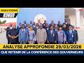 ANALYSE APPROFONDIE 29 03 2026 Que Retenir De La Conférence Des Gouverneurs ANALYSE APPROFONDIE 29 03 2026 Que Retenir De La Conférence Des Gouverneurs