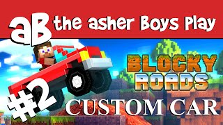 Asher Boys play Blocky Road - Custom Car part 2 screenshot 5