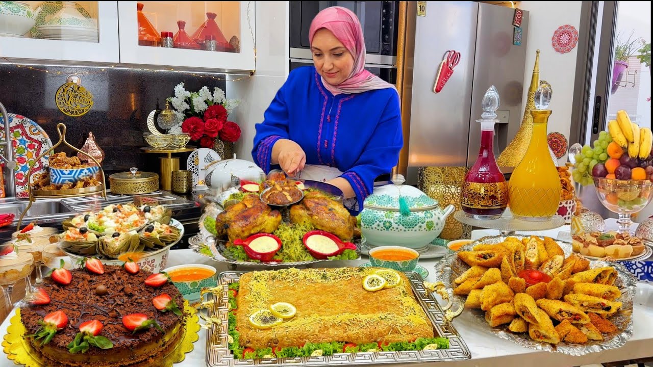 بلا تعب فطور 12 رمضان ! مملحات بدون عجين مسمنة بسطيلة مورقة مقرمشة كيك بارد شكولا بدون فرن مطبخ تيما