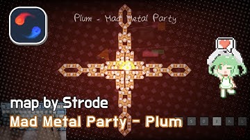 [ADOFAI custom][클리어 영상]Mad Metal Party(music by Plum)(map by Strode)