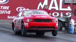 8 Second Procharged Ford Mustang @ Outlaw Civil Wars