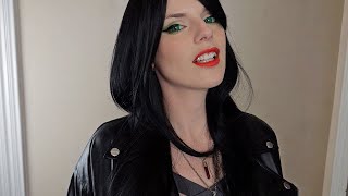 ASMR Cyberpunk Biker Vampire (Sabrina) Encounter In An Alley Roleplay