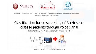 Classification-based screening of Parkinson's disease patients through voice signal