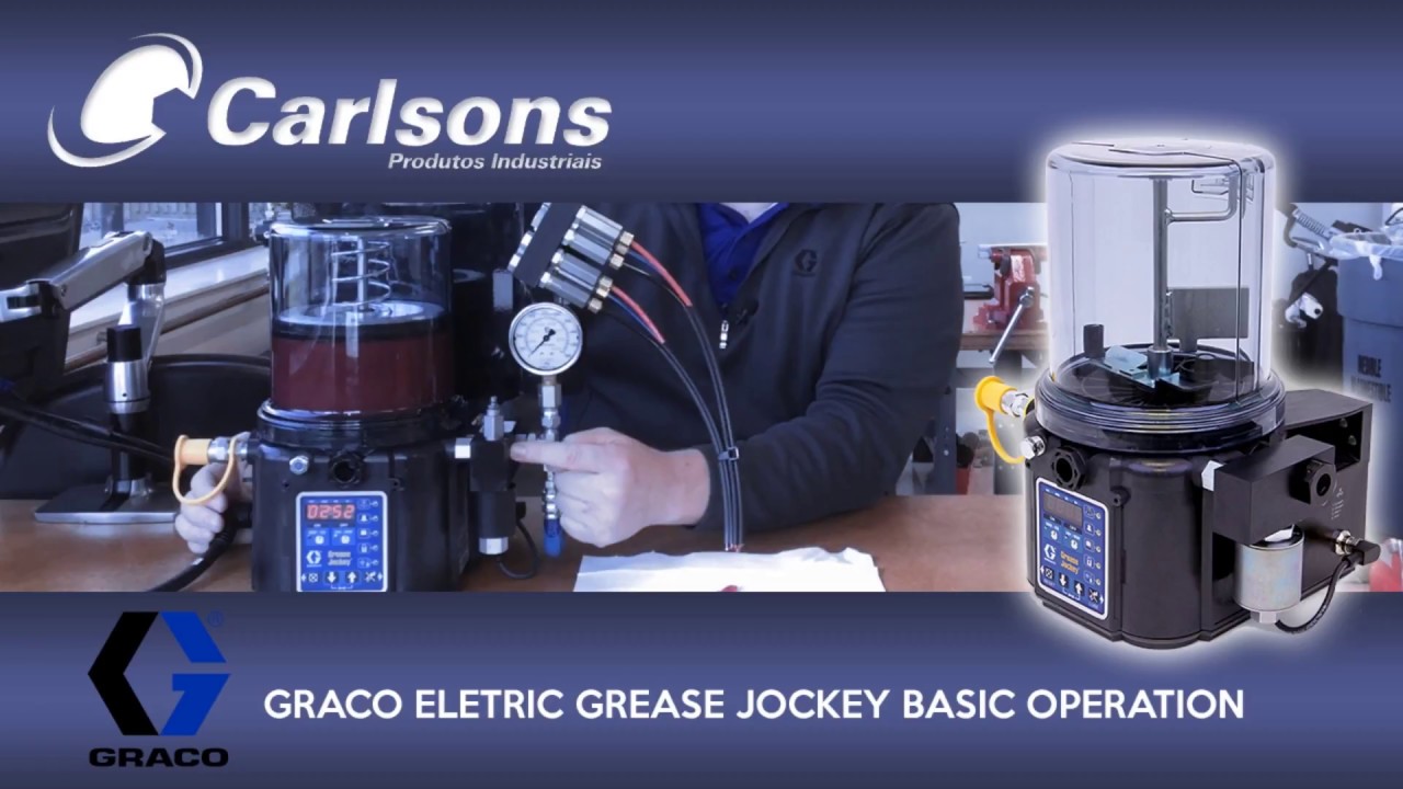 Graco Electric Grease Jockey Operação Basica YouTube