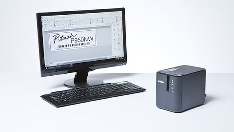 PT-P950NW Wireless Network Desktop Label Printer | Brother NZ