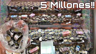 Jugando 5 Millones De Pesos En La Máquina De Cascada!!