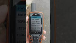 Tracks o caminamientos (Navegador GPS Garmin 64s)