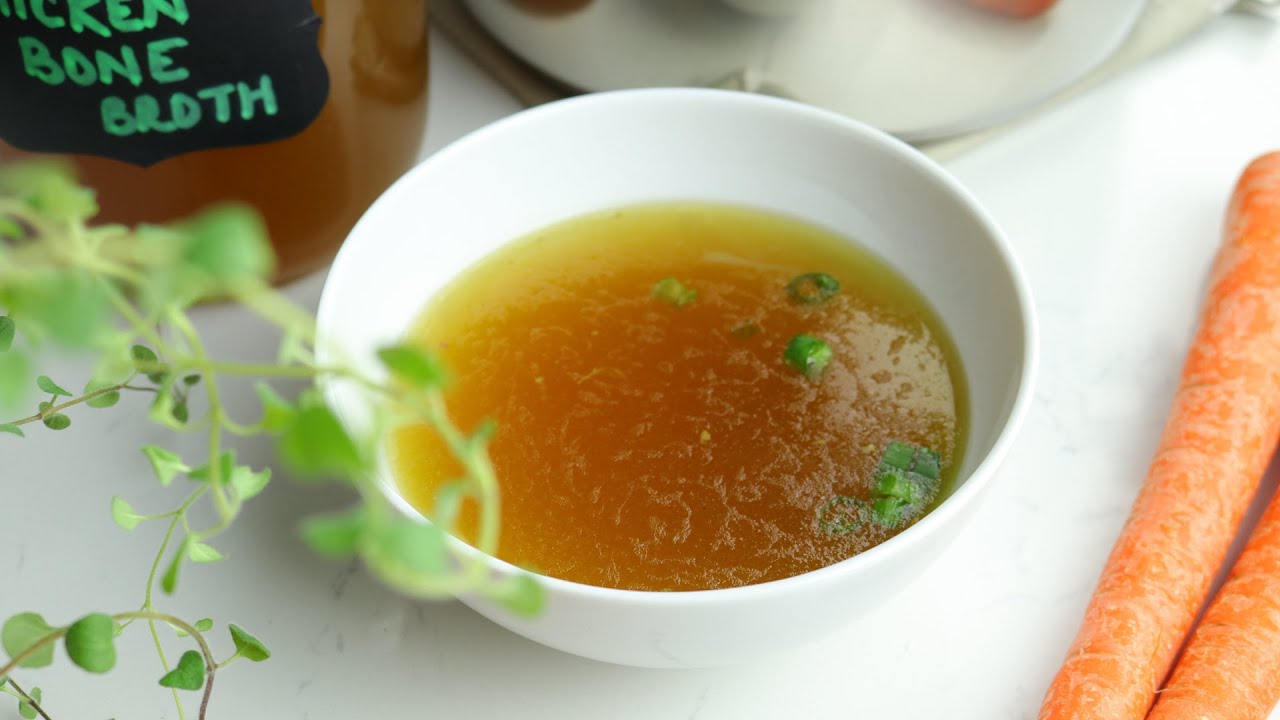 Collagen Rich Chicken Bone Broth Using rotisserie chicken Instant