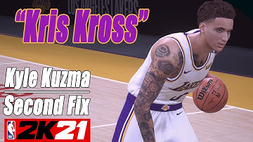 Kyle Kuzma Jumpshot 2nd Fix NBA2K21 with Side-by-Side Comparison