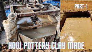 CLAY FILTERING BY USING BLUNGER | Part - 1