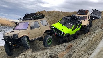 RC MST CMX J3 / CFX J4 Jimny散歩  川本奥地 後編 2022.03.27🇯🇵