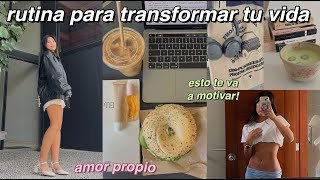 MI RUTINA PARA ORGANIZAR Y TRANSFORMAR MI VIDA *esto te va a motivar* productividad, amor propio!!