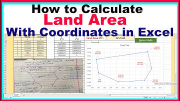 How to Calculate Land Area With Coordinates in Excel. |Calculation Sheet|