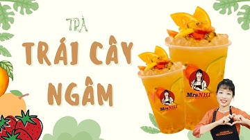 Hướng Dẫn Cách Làm Công Thức Pha Chế Trà Trái Cây Ngâm Dầm | Vinbar