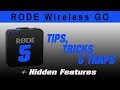 Rode Wireless GO - 5 TIPS, TRICKS and TRAPS plus Hidden Features