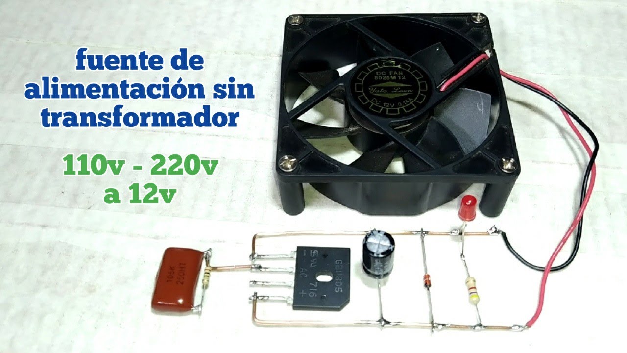 Como Hacer Una Fuente De 12v Sin Transformador www.youtube.com